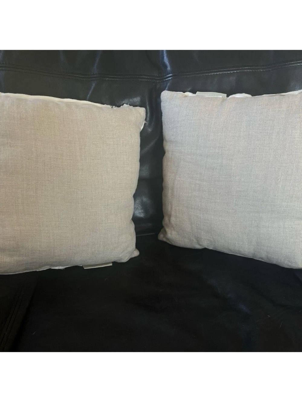 Pottery Barn Halloween Mummy Cream Throw Pillows Set of 2 Vtg - Picture 5 of 11